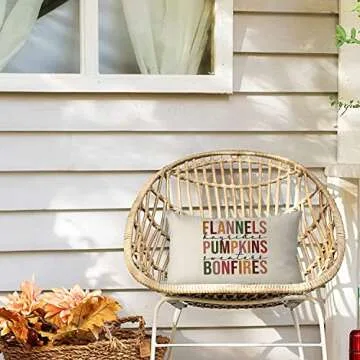 GAGEC Fall Pumpkin Pillow Covers for Cozy Autumn Decor