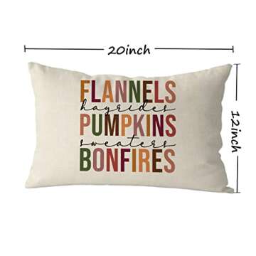 GAGEC Fall Pumpkin Pillow Covers for Cozy Autumn Decor