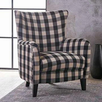 Shop Christopher Knight Home Arador Club Chair - Chic Black and White