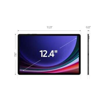 SAMSUNG Galaxy Tab S9+ Plus 12.4” 512GB WiFi 7 Android AI Tablet, Snapdragon 8 Gen 2 Processor, AM...