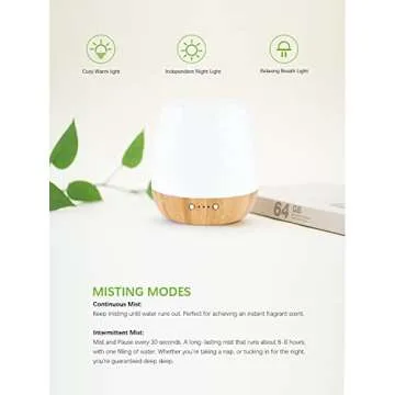 ZEIGGA LAB Essential Oil Diffuser with Auto Off Function