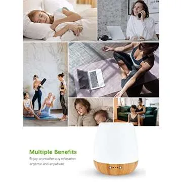 ZEIGGA LAB Essential Oil Diffuser with Auto Off Function