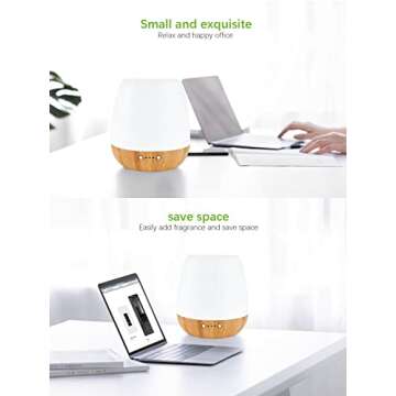 ZEIGGA LAB Essential Oil Diffuser with Auto Off Function