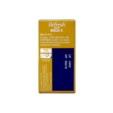 Refresh Optive Mega-3 Eye Drops for Dry Eyes