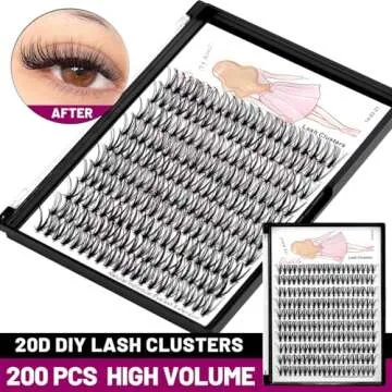 Dedila 8-22mm Individual False Eyelashes - Natural & Soft