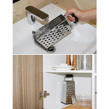 Kaishun Cheese Grater - Stainless Steel 4-Sided Slicer