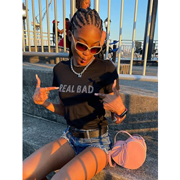 Zoyami Graphic Crop Top - Stylish Y2K Baby Tee for Summer