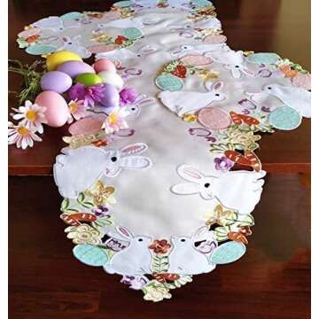 Elegant Easter Table Runner for Spring Celebrations