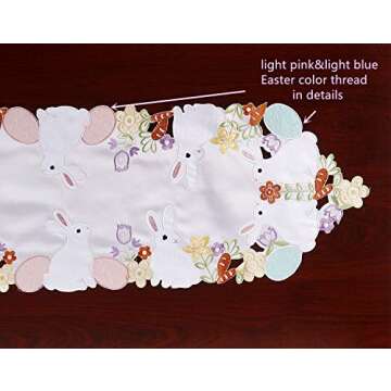 Elegant Easter Table Runner for Spring Celebrations