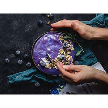 Ancient Choice - Blue Matcha (50 grams) | Butterfly Pea Flower Powder Tea | Medium Grind | Sun-dried in Thailand | Non-GMO | No Plastic | Non-Plastic Packaging | Gourmet Superfood