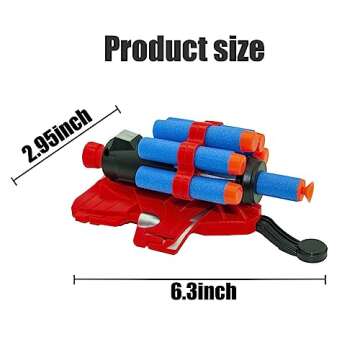 keumi 2 Sets Spider Web Shooters Cosplay Launcher Gloves with Wrist Toy Set Hero Webs Shooter Easter Basket Stuffers