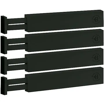 Bambüsi Expandable Bamboo Drawer Dividers for Easy Organization