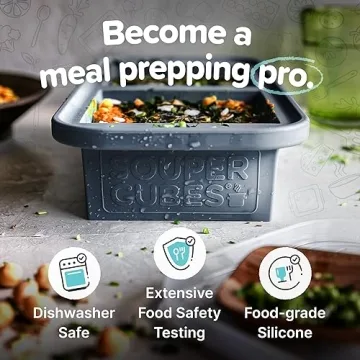 Souper Cubes Silicone Freezer Molds for Easy Meal Prep