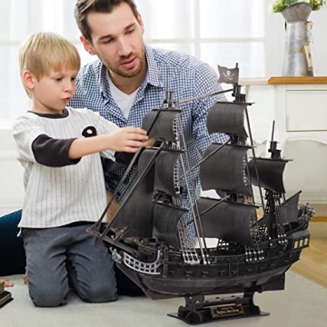 3D Puzzle Model Kit Queen Anne's Revenge for All Ages