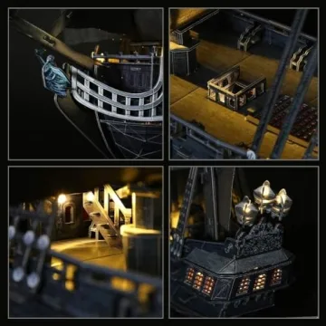 3D Puzzle Model Kit Queen Anne's Revenge for All Ages