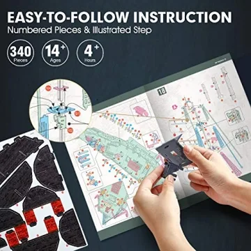 3D Puzzle Model Kit Queen Anne's Revenge for All Ages