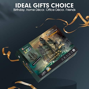 3D Puzzle Model Kit Queen Anne's Revenge for All Ages