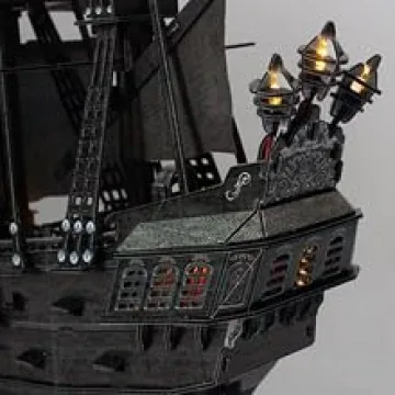 3D Puzzle Model Kit Queen Anne's Revenge for All Ages