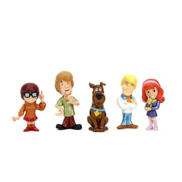 Jada Toys - MetalFigs 2.5" Scooby-Doo! 5-Pack – Shaggy, Scooby, Daphne, Velma, Fred – Die-Cast F...