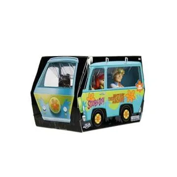Jada Toys - MetalFigs 2.5" Scooby-Doo! 5-Pack – Shaggy, Scooby, Daphne, Velma, Fred – Die-Cast Figures – Collectible Display – Ages 8+