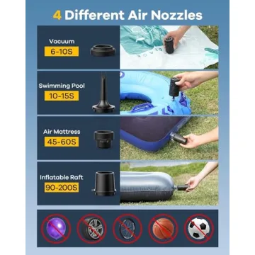 ZHENGXOO Mini Electric Air Pump for Inflatables