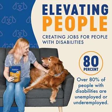 Finley's Peanut Butter & Banana Dog Biscuits Treats for Dogs Made in USA | Natural Peanut Butter & Banana Wheat Free Dog Treats | Healthy Dog Treat Bags (12 oz)