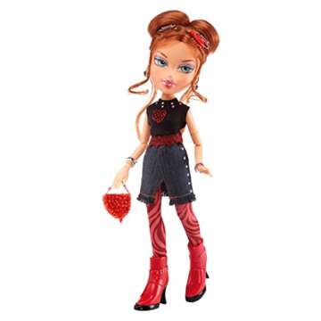 Bratz Collector’s Edition Sweet Heart Meygan Fashion Doll with 2 Outfits to Mix & Match and Accessories, Multicolor