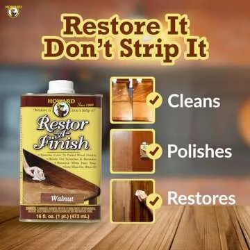 Howard Restor-A-Finish - Quick Wood Restoration Solution in 16 Oz
