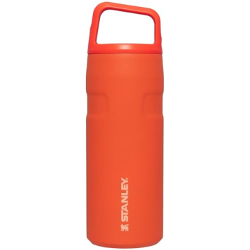 Stanley IceFlow Cap and Carry Water Bottle 16 OZ | Wide Mouth Twist Lid | Lightweight & Leakproof fo...