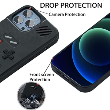 WeLohas Gameboy iPhone 13 Case with 168 Classic Games