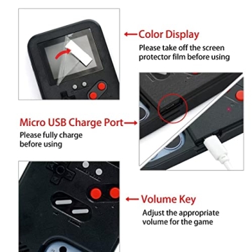 WeLohas Gameboy iPhone 13 Case with 168 Classic Games