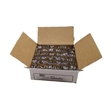 144 Tubes of Freshmint 0.6 oz. Anticavity Fluoride Toothpaste, Metallic Tube, Tubes do not have Individual Boxes for Extra Savings, Travel Size