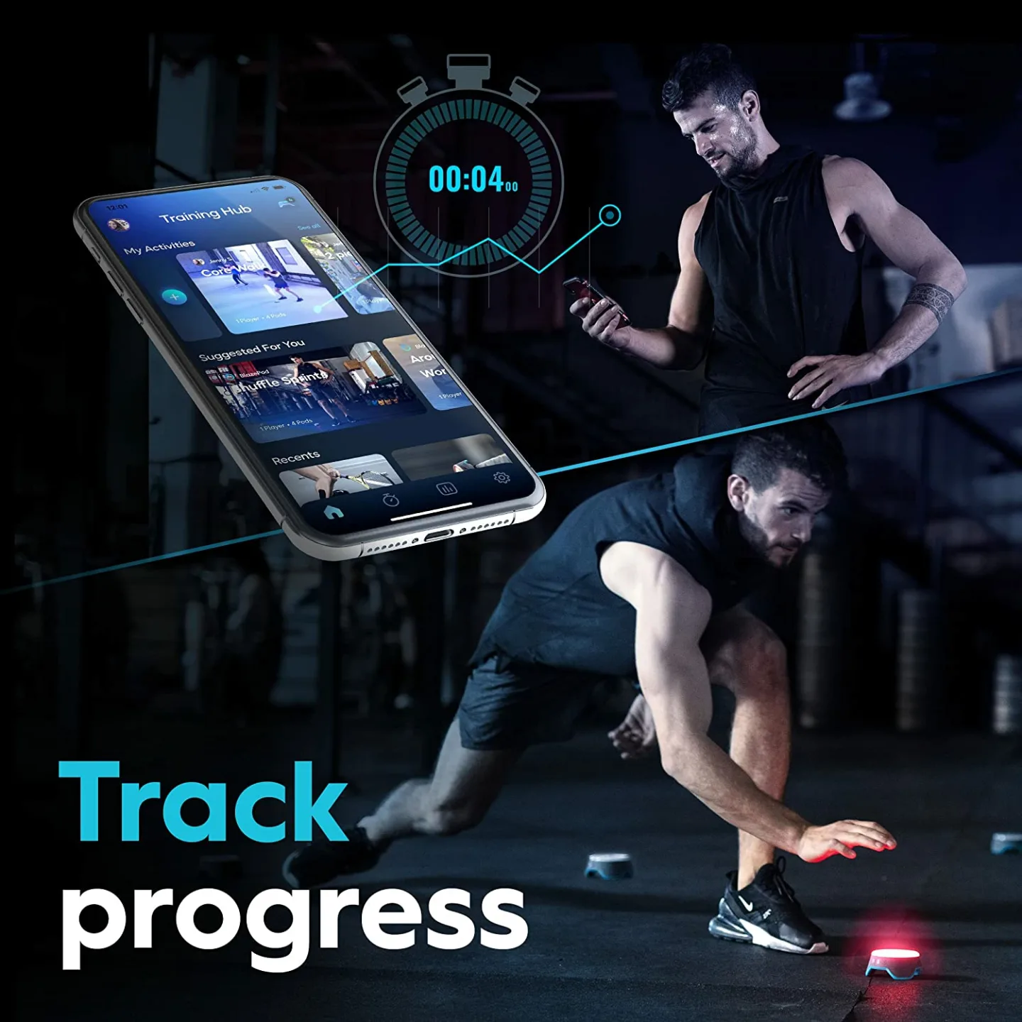 BlazePod Reaction Training LED Pods for Athletes