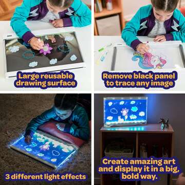 Crayola Light Board Kit for Creative Kids Fun