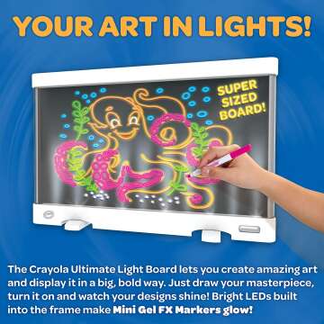 Crayola Light Board Kit for Creative Kids Fun