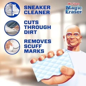 Mr. Clean Magic Eraser Extra Durable, Shoe Cleaner, Cleaner Pads with Durafoam, 10 Count