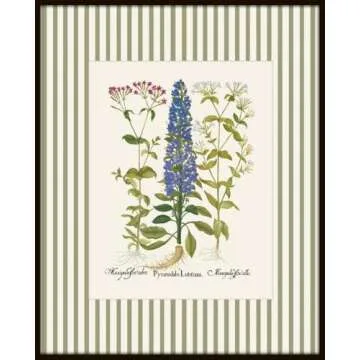 Vintage Botanical Wall Art Prints for Home Decor