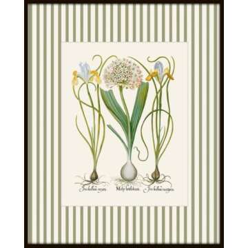 Vintage Botanical Wall Art Prints for Home Decor
