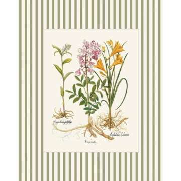 Vintage Botanical Wall Art Prints for Home Decor