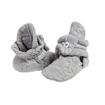 Burt's Bees Baby Organic Cotton Slipper Socks - Soft, Adjustable & Gender Neutral