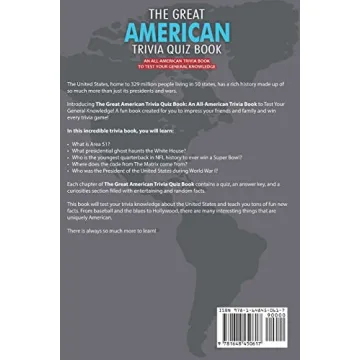 Great American Trivia Quiz Book US History Knowledge