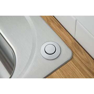 Moen Polished Nickel Garbage Disposal Air Switch Decorative Button for Kitchen