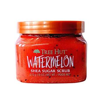 Tree Hut Radiant Skin Watermelon Shea Sugar Scrub Bundled With Watermelon Whipped Shea Body Butter