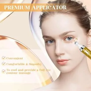 Retinol Eye Serum Anti Aging: Caffeine Under Eye Cream for Dark Circles Puffiness Bags - Reduce Wrinkles Fine Lines 30ml 2pack