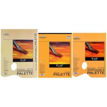 PRO ART Disposable Palette, 9-inch x 12-inch, 40 Sheet Tape Bound Pad