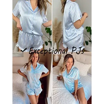 Soft HOTOUCH Women’s Satin Pajama Set - Chic Loungewear