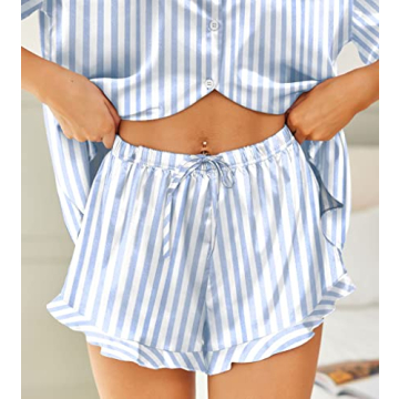 Soft HOTOUCH Women’s Satin Pajama Set - Chic Loungewear