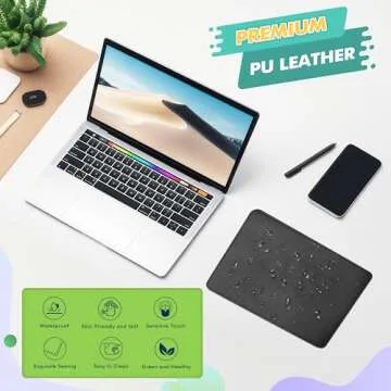 Premium PU Mouse Pad with Non-Slip Base for All Mice