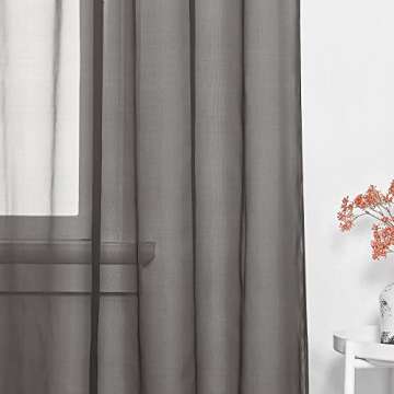 Elegant NICETOWN Sheer Curtains for Home Decor