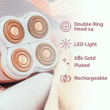 Painless Leg Hair Remover with LED Light